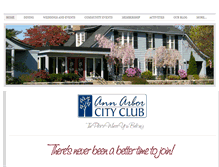 Tablet Screenshot of annarborcityclub.org